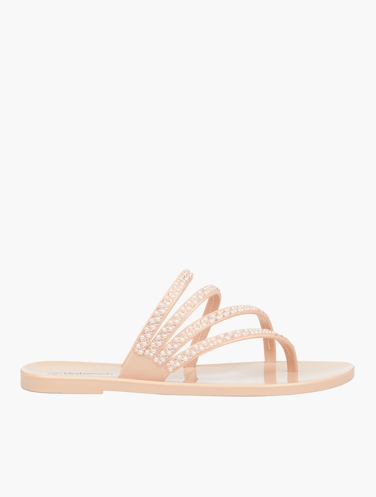 Diamante sales thong sandals